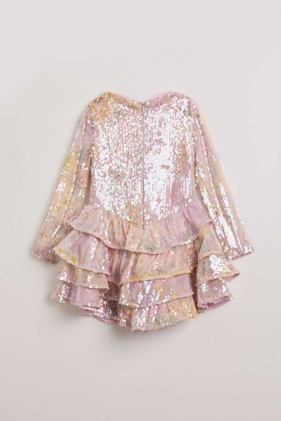 ABBY SEQUIN MINI DRESS in colour Pink Floral