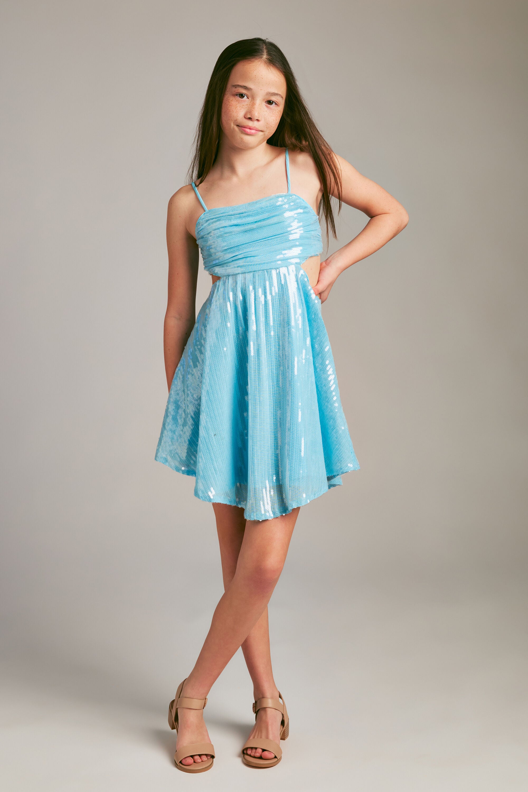 bardot junior sequin dress Bardot Junior Girl's Noah Sequin Mini Dress, Size 4-10