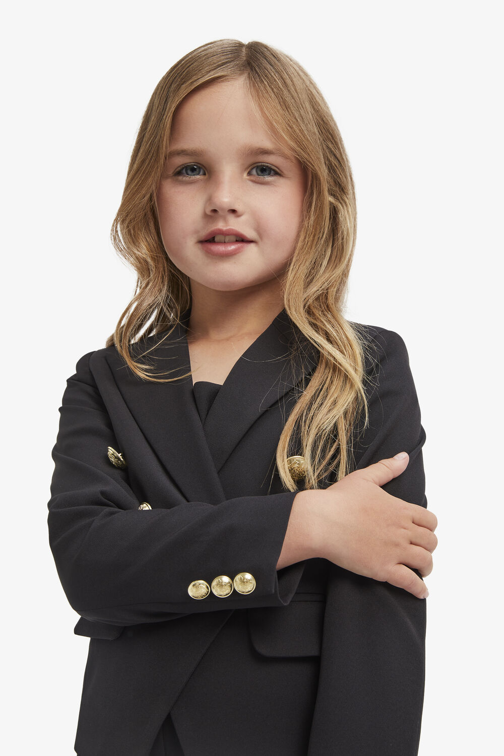 TRYSTA BLAZER in colour CAVIAR