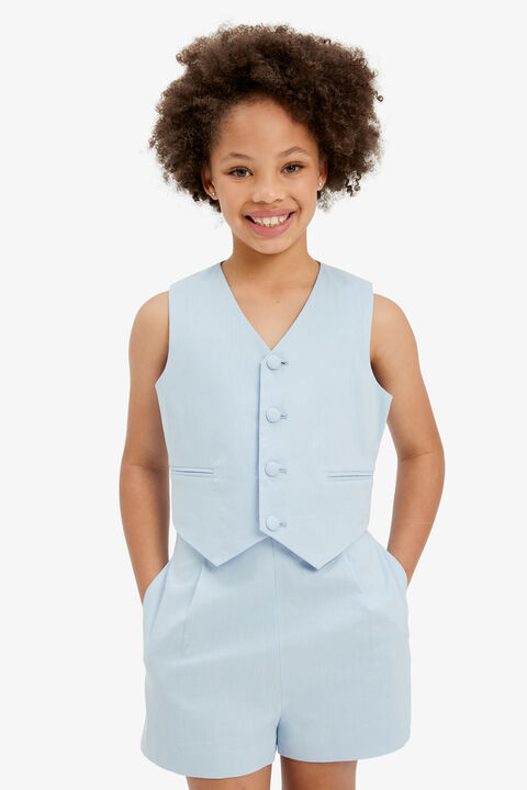 AVERILL VEST in colour CROWN BLUE