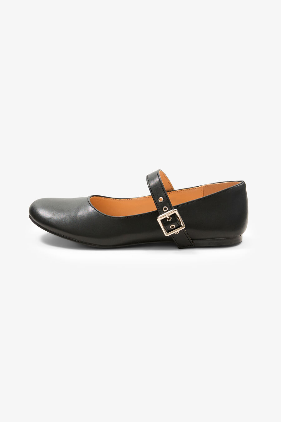 BALLET BUCKLE FLAT in colour BLACK