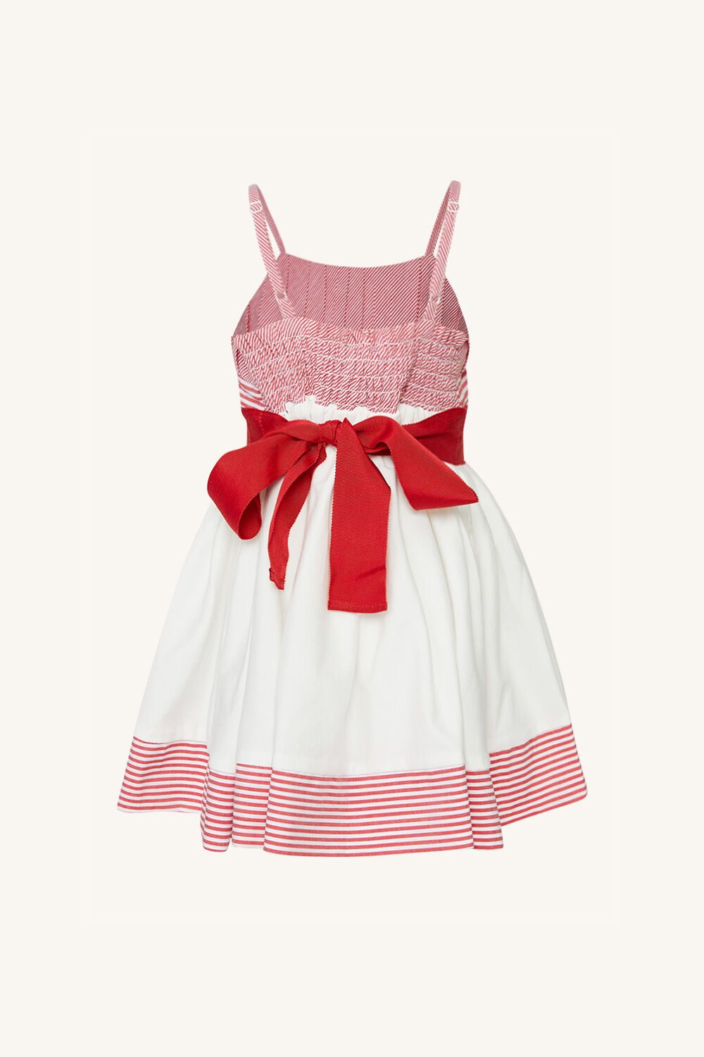 BABY GIRL FRENCHY DRESS in colour TANGO RED