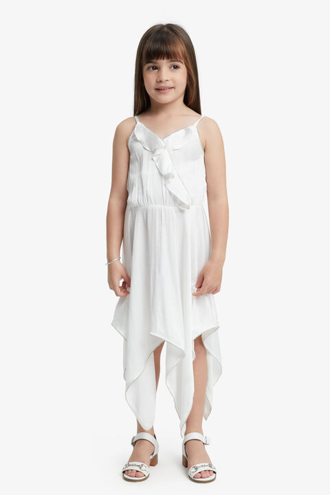 DIVYA HANKY DRESS in colour BRIGHT WHITE
