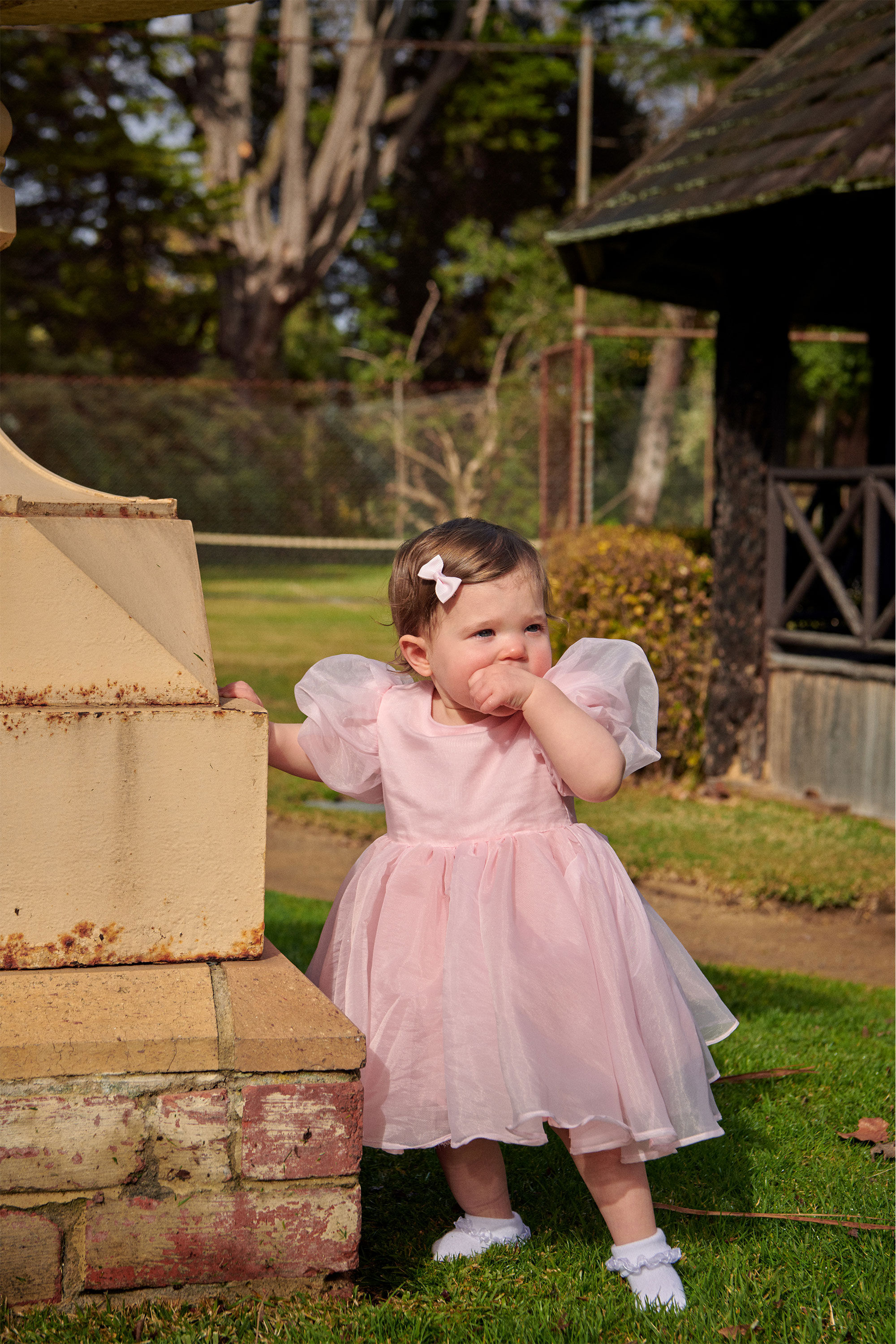 Pink dress discount baby images