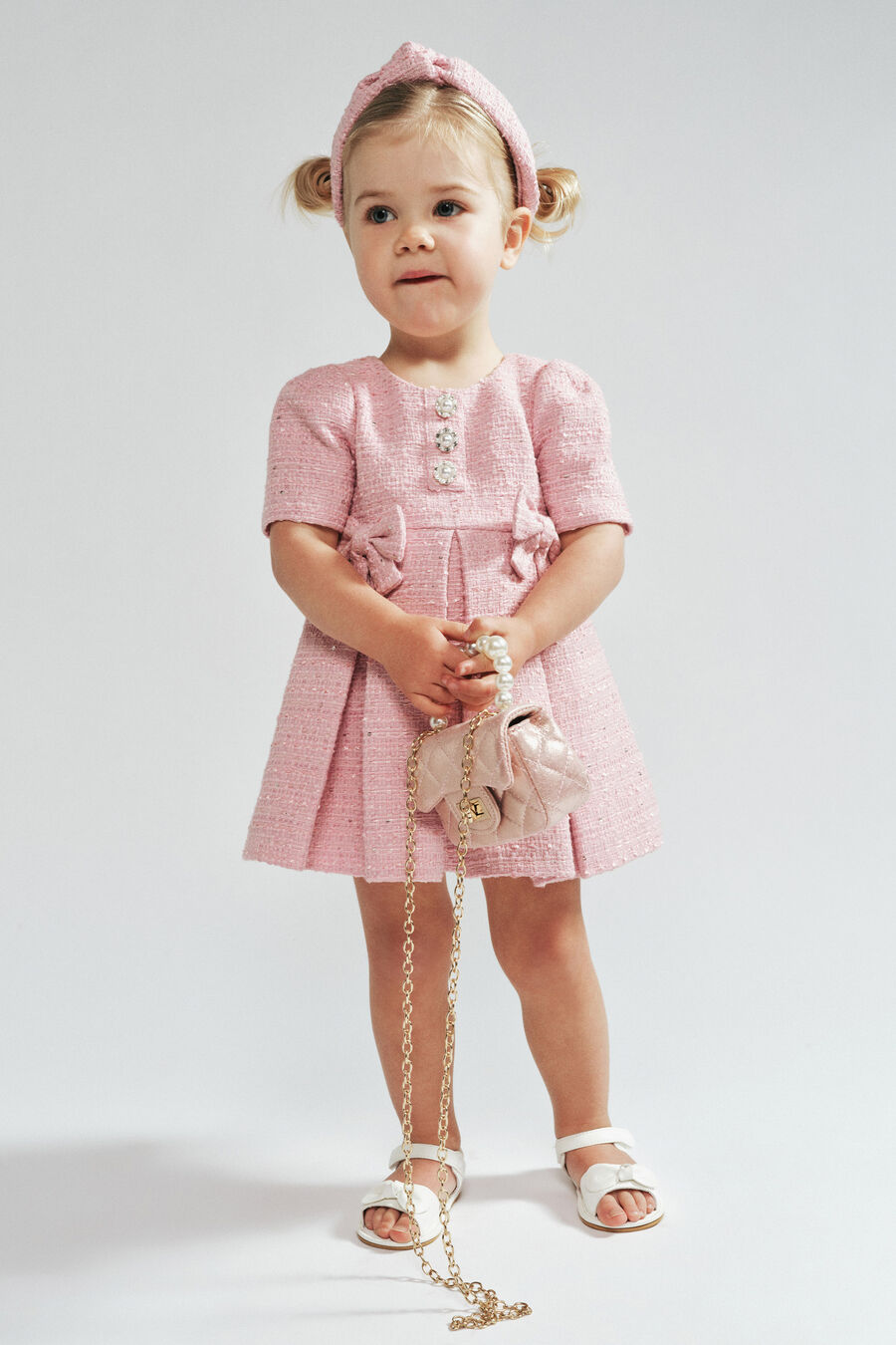 Baby Trinity Boucle Dress