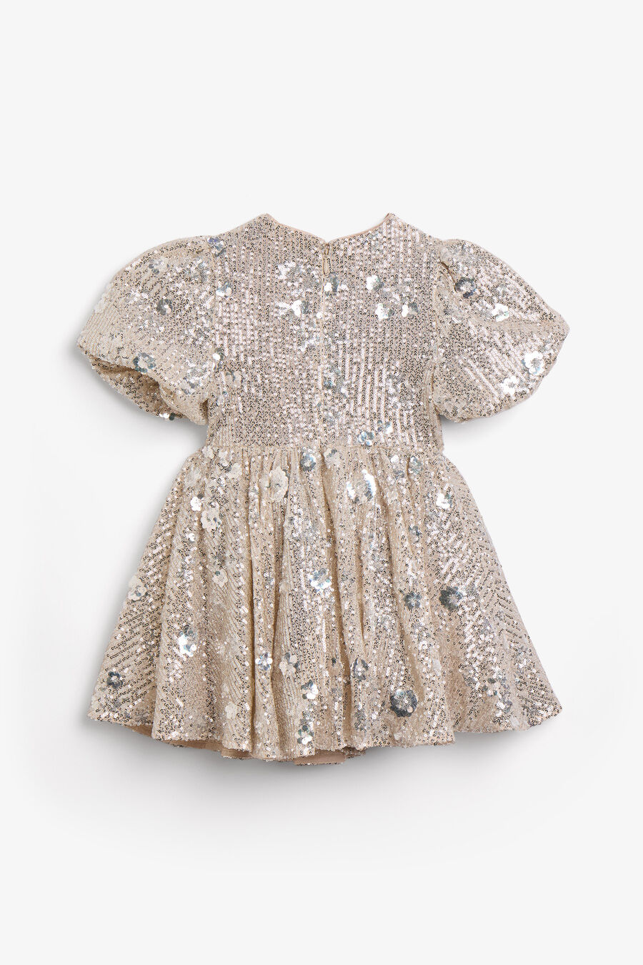 Girls Isabel Flower Sequin Dress