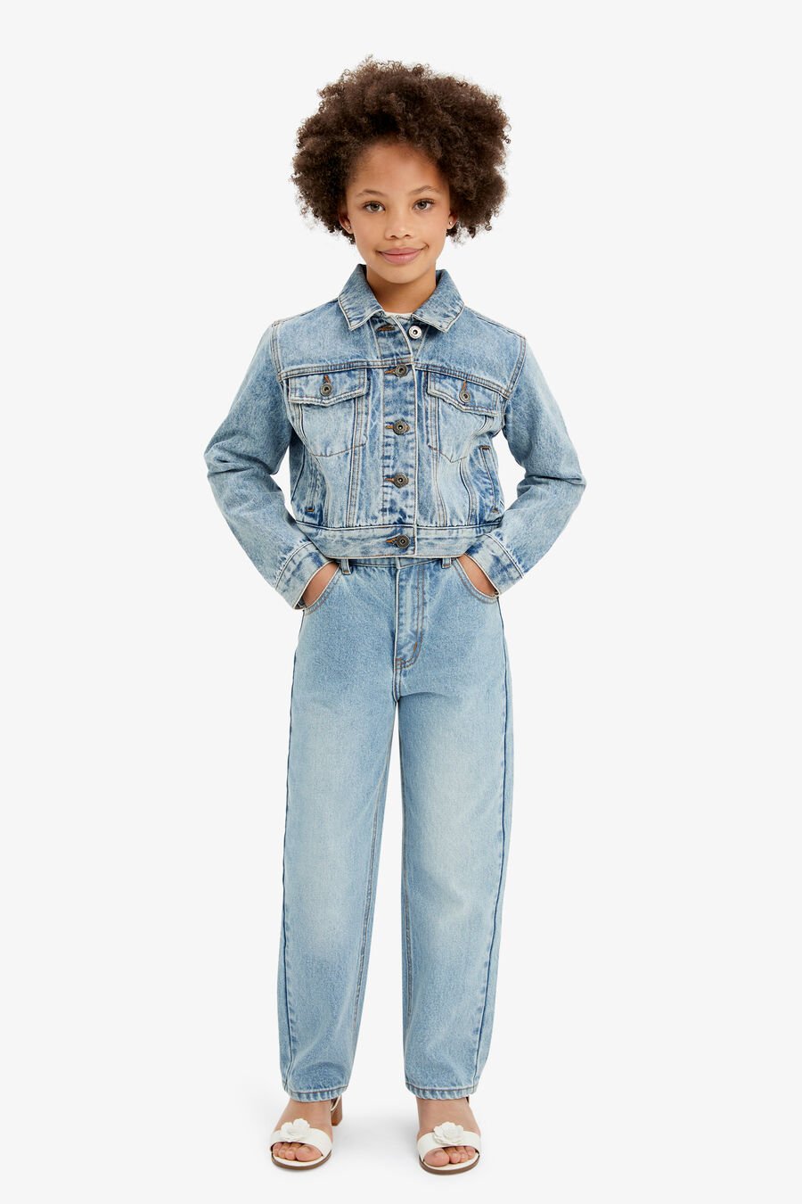 Girls Relaxed Denim Jacket