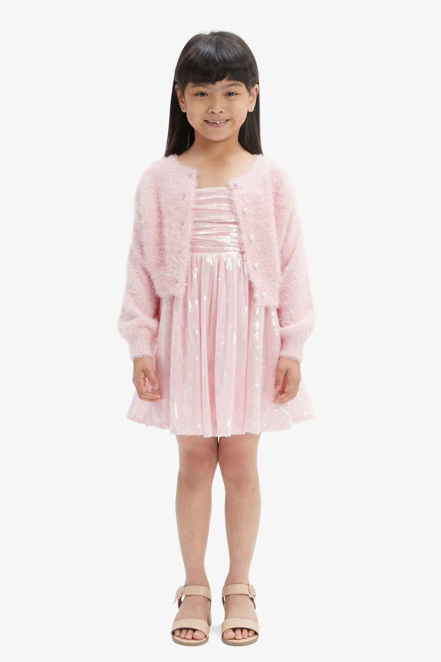 Girls Bell Sleeve Cardi