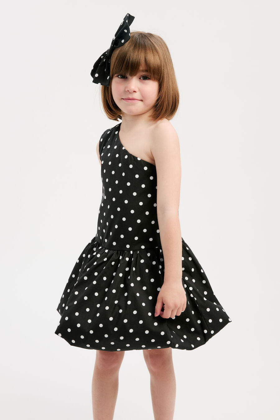 Girls Alice Polka Dot Bubble Dress