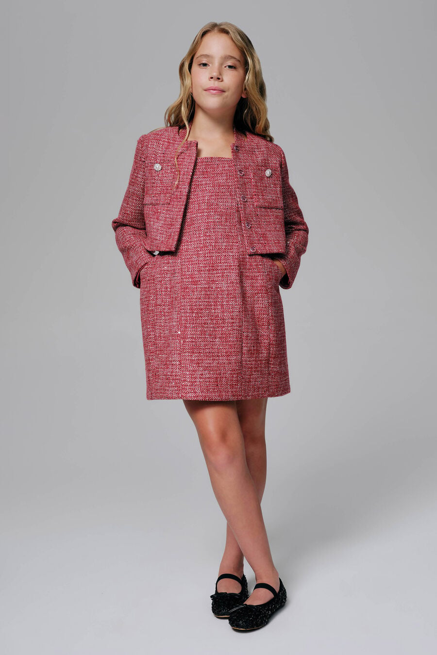 Girls Lana Boucle Jacket