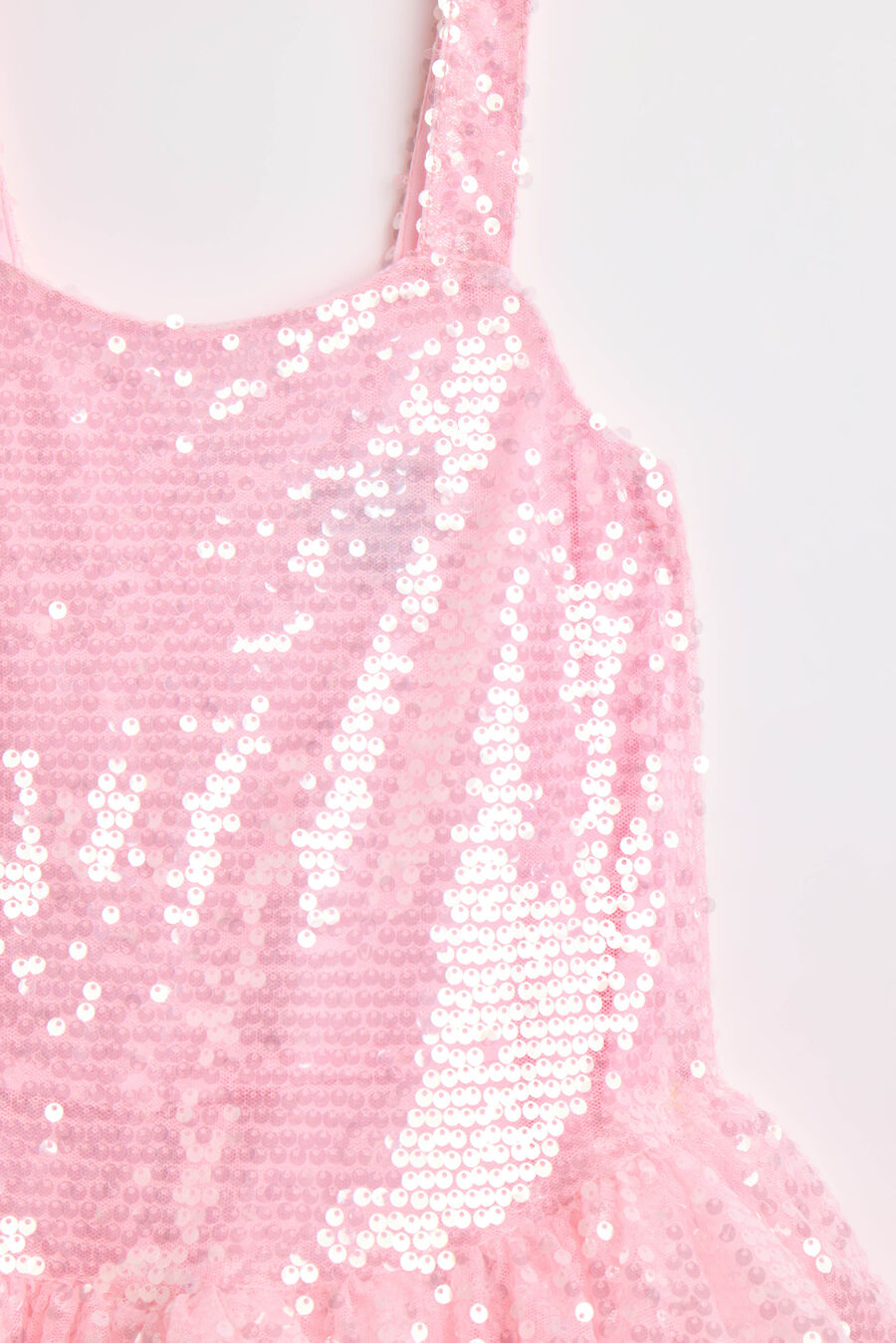 Girls Alanna Mesh Sequin Dress