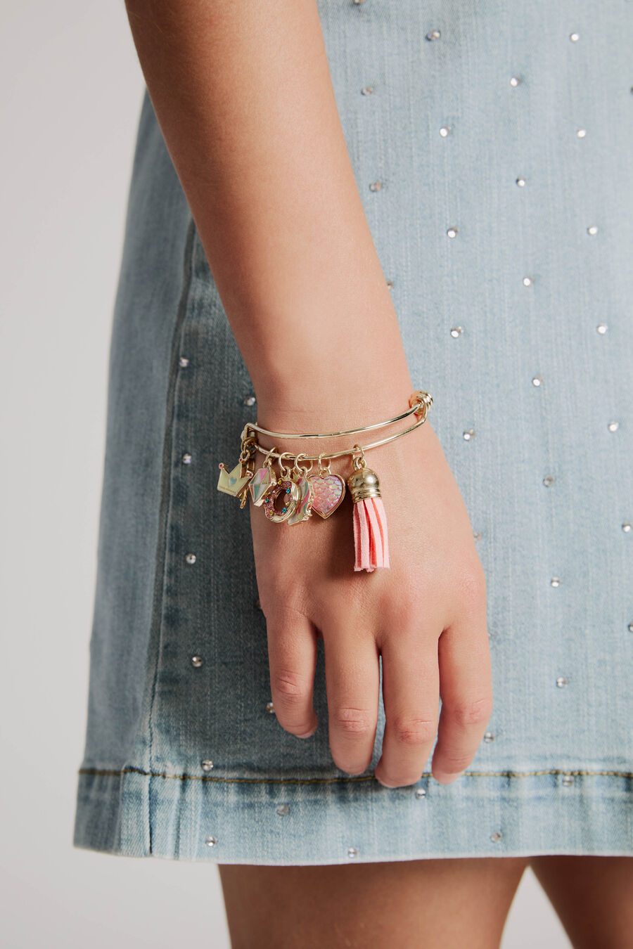 Girls Multi Charm Bracelet
