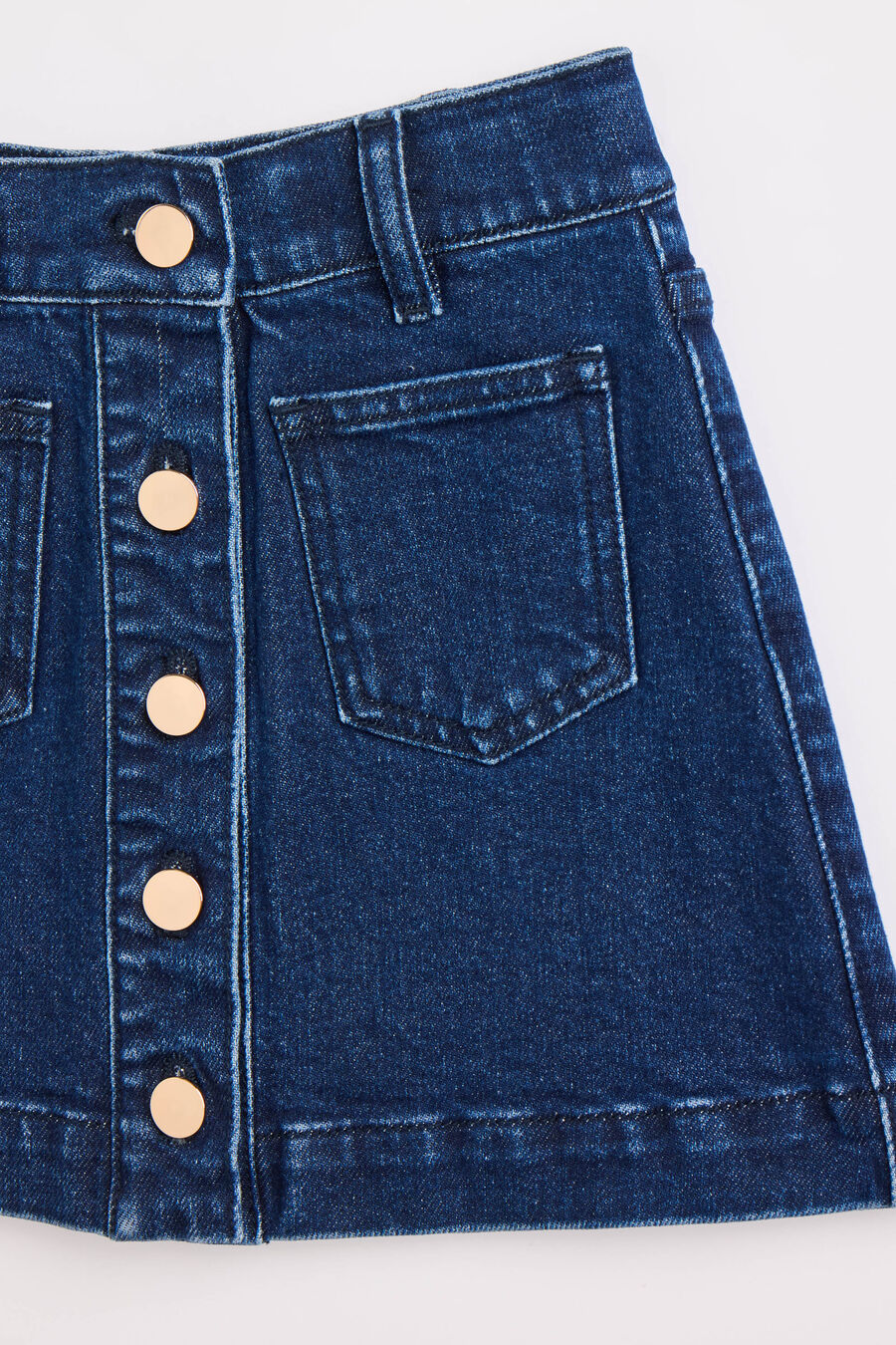 Girls Lorenzo Denim Mini Skirt