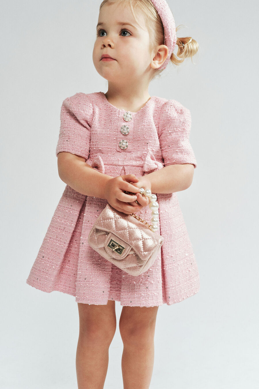 Baby Trinity Boucle Dress