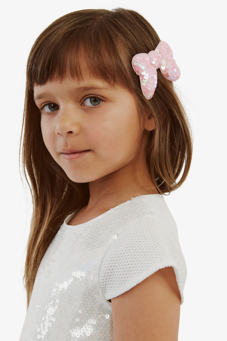 Puff Sparkle Bow Clip