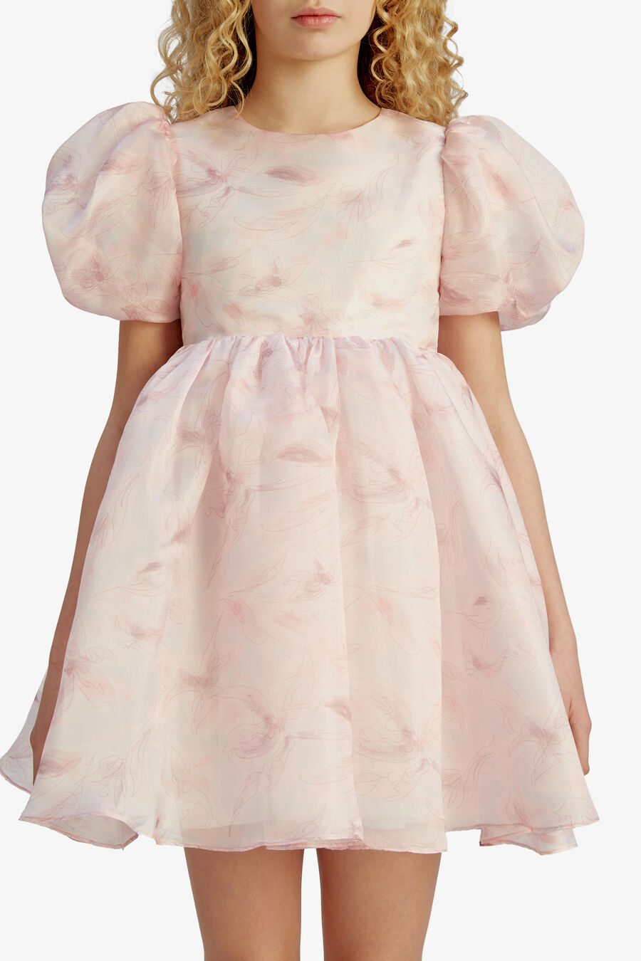 Girls Juliet Organza Mini Dress