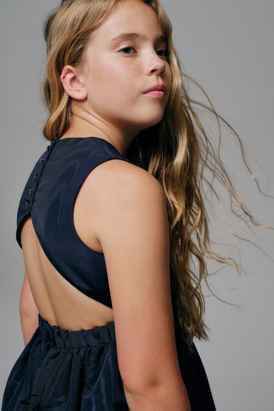 Girls Bryn Taffeta Bubble Dress