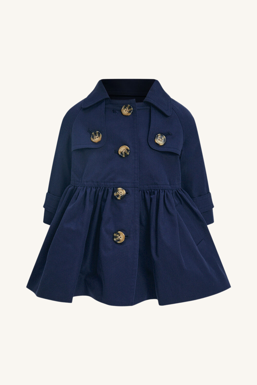 Baby girl clearance navy coat