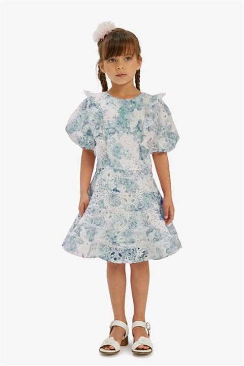 ANNIKA MINI DRESS in colour MOOD INDIGO