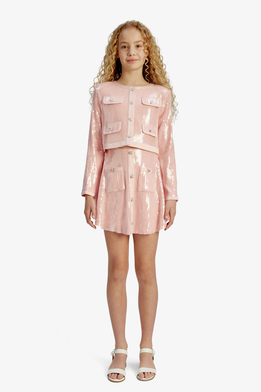 Girls Noah Sequin Jacket