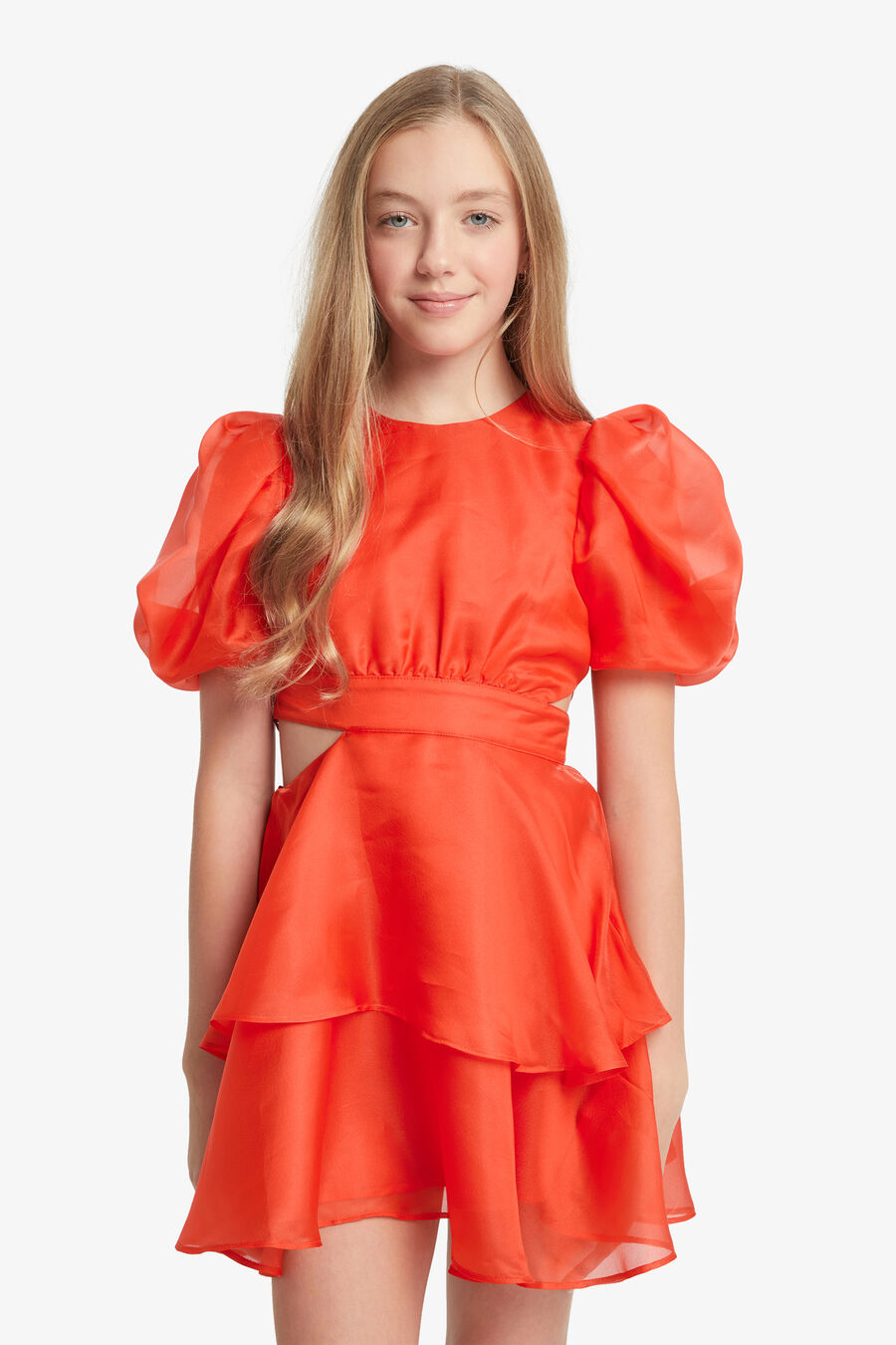 Girls Enya Organza Mini Dress