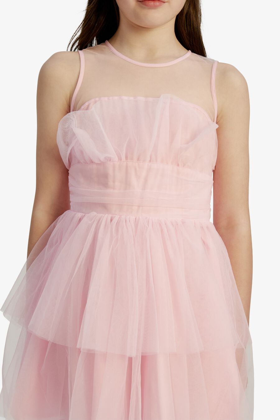 Girls Fallon Tulle Mini Dress