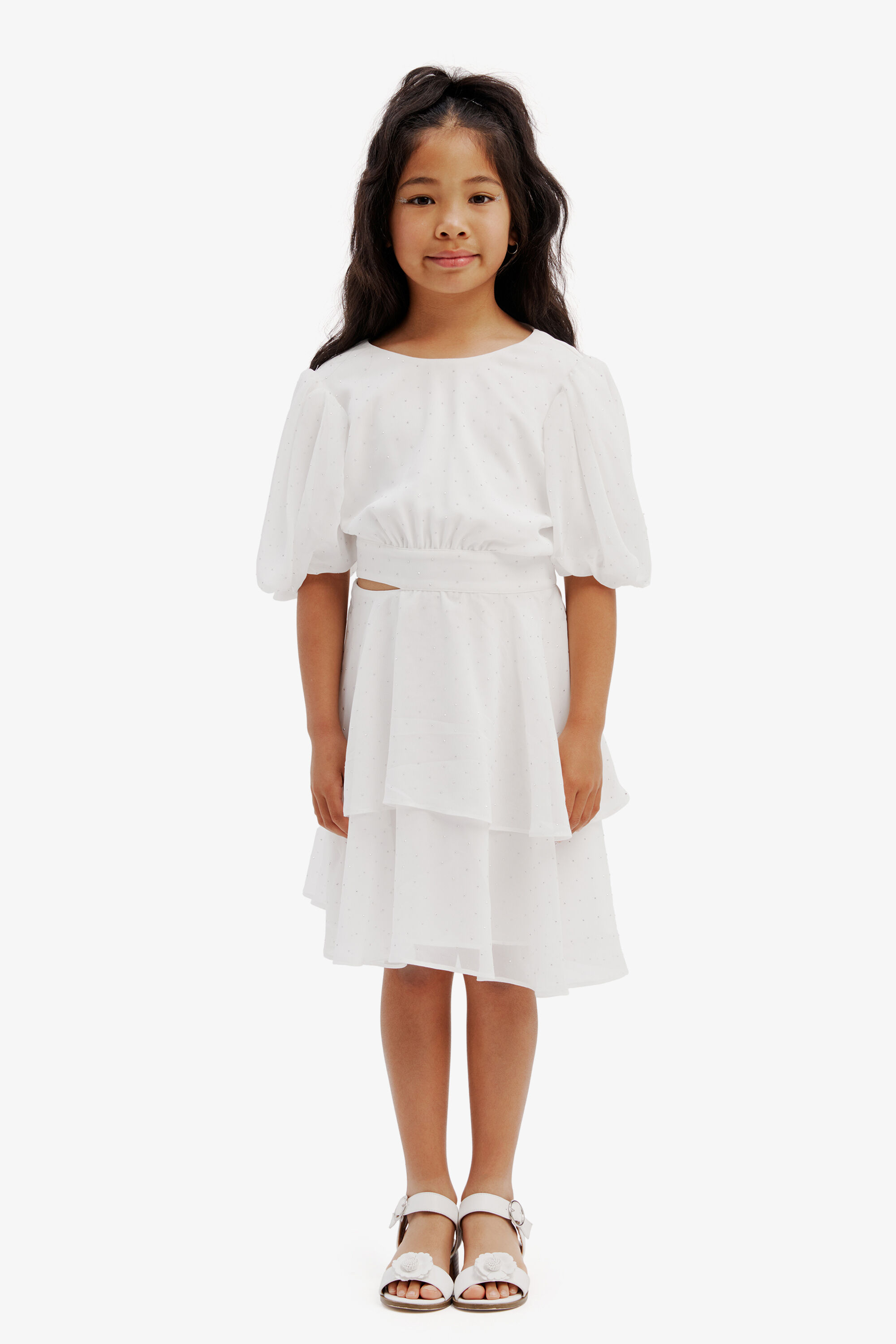 Junior girls shop white dresses