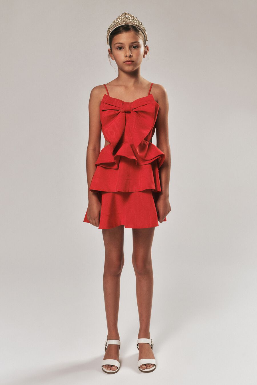 Girls Tulip Bow Dress