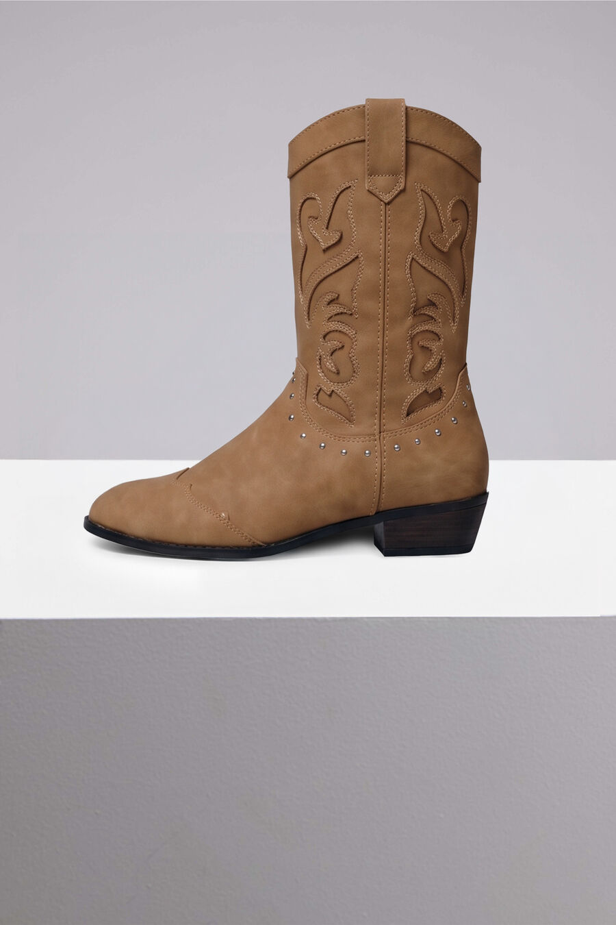 Girls Suede Embroidered Boot