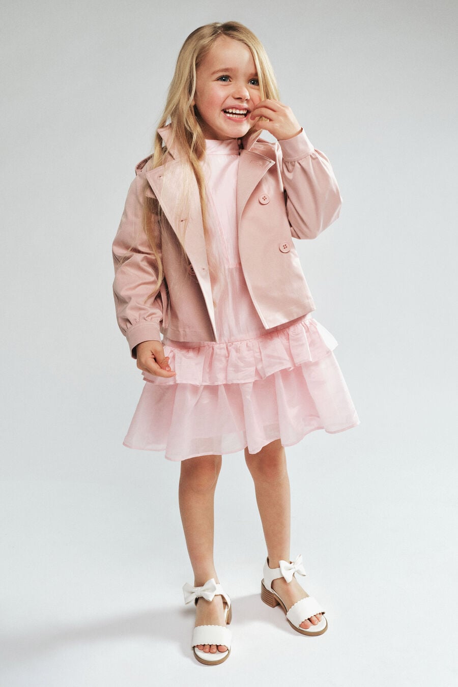 Girls Lera Double Breasted Jacket