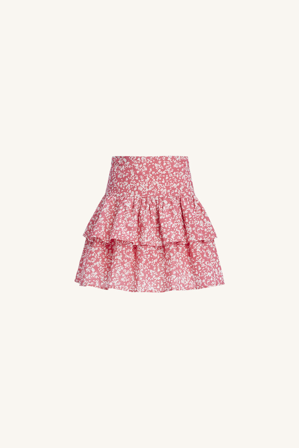 AMEILA FLORAL MINI SKIRT in colour SACHET PINK