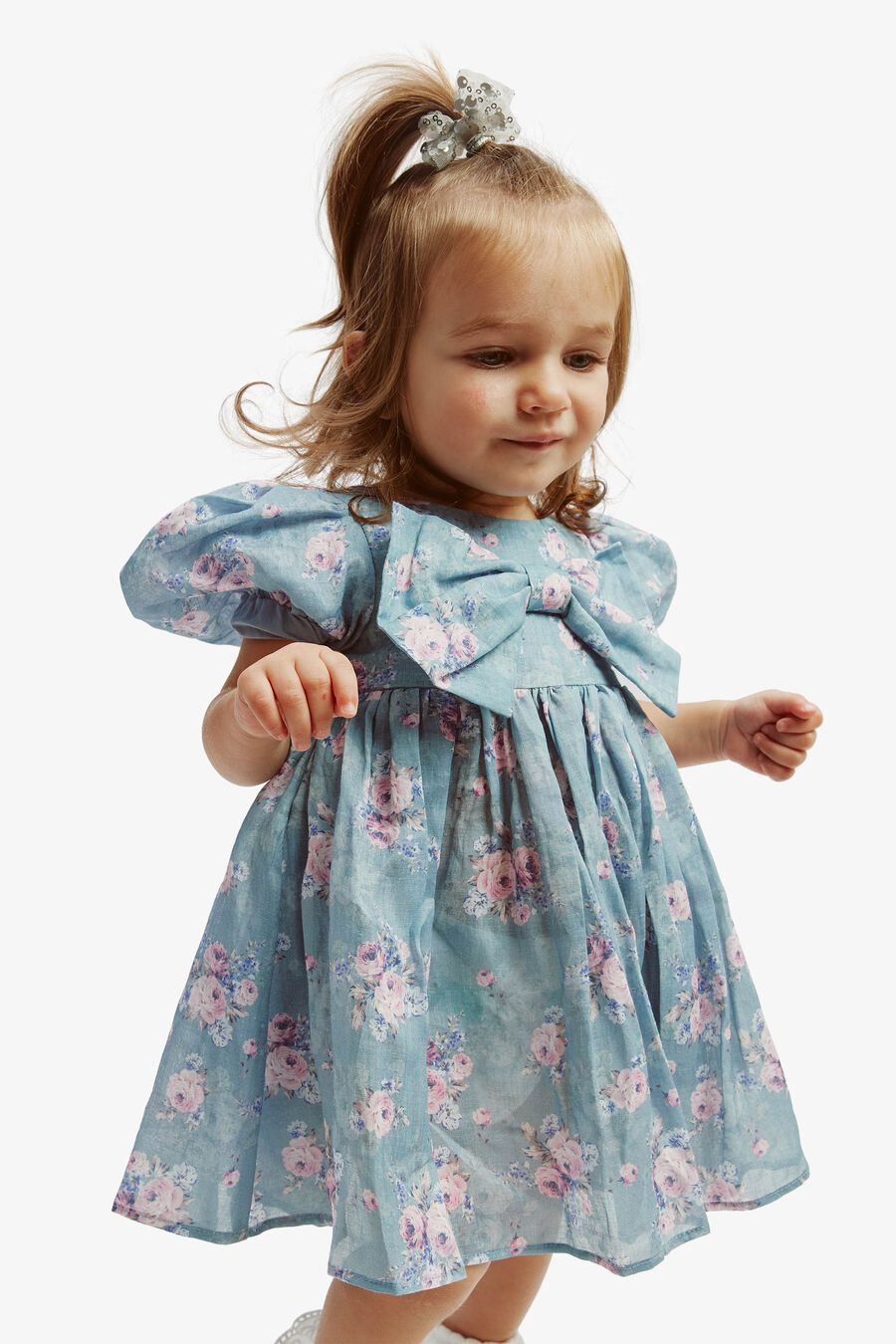 MERCER DITSY MINI DRESS in colour Blue Floral