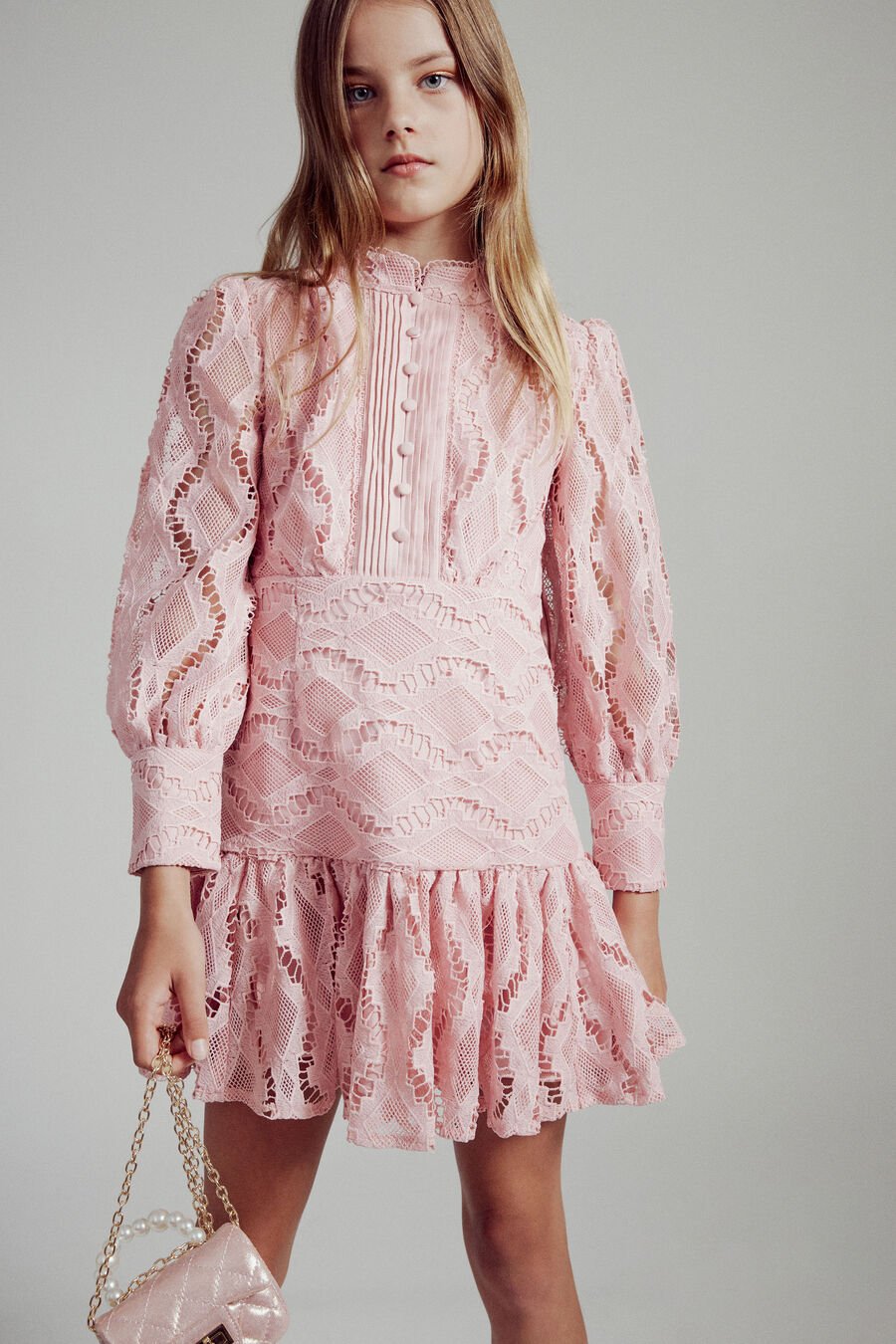 Girls Talina Lace Dress