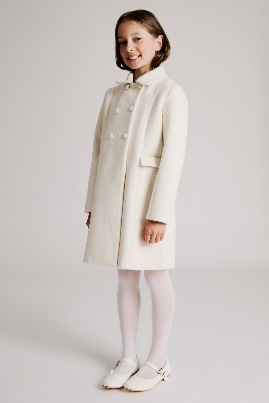 Girls Leah Wool Coat