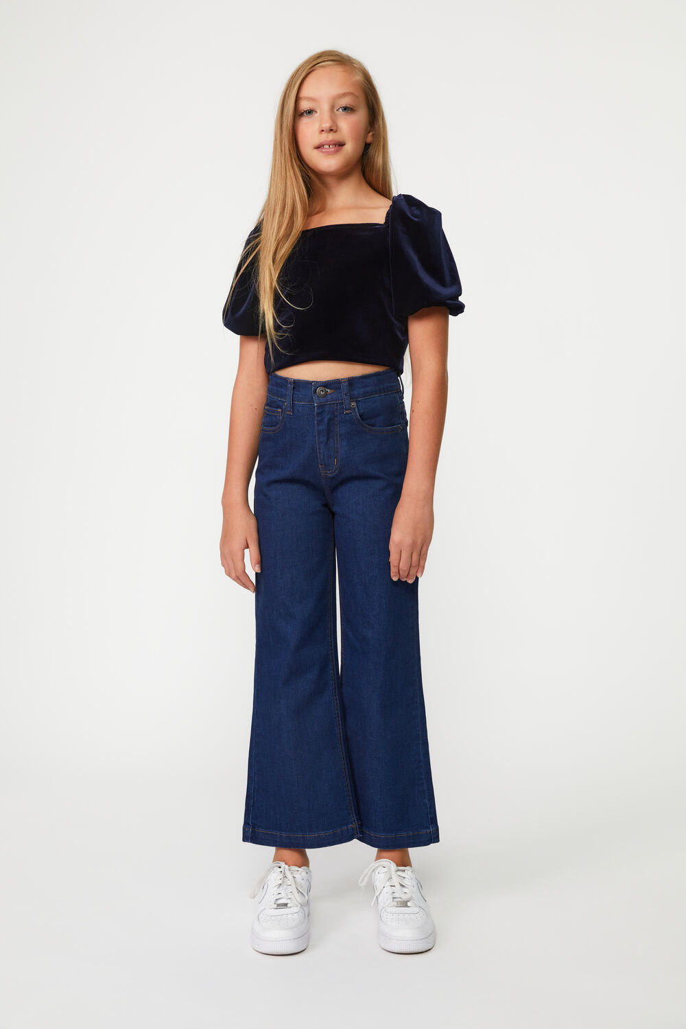 LAYLA WIDE LEG JEAN in colour BLUE INDIGO