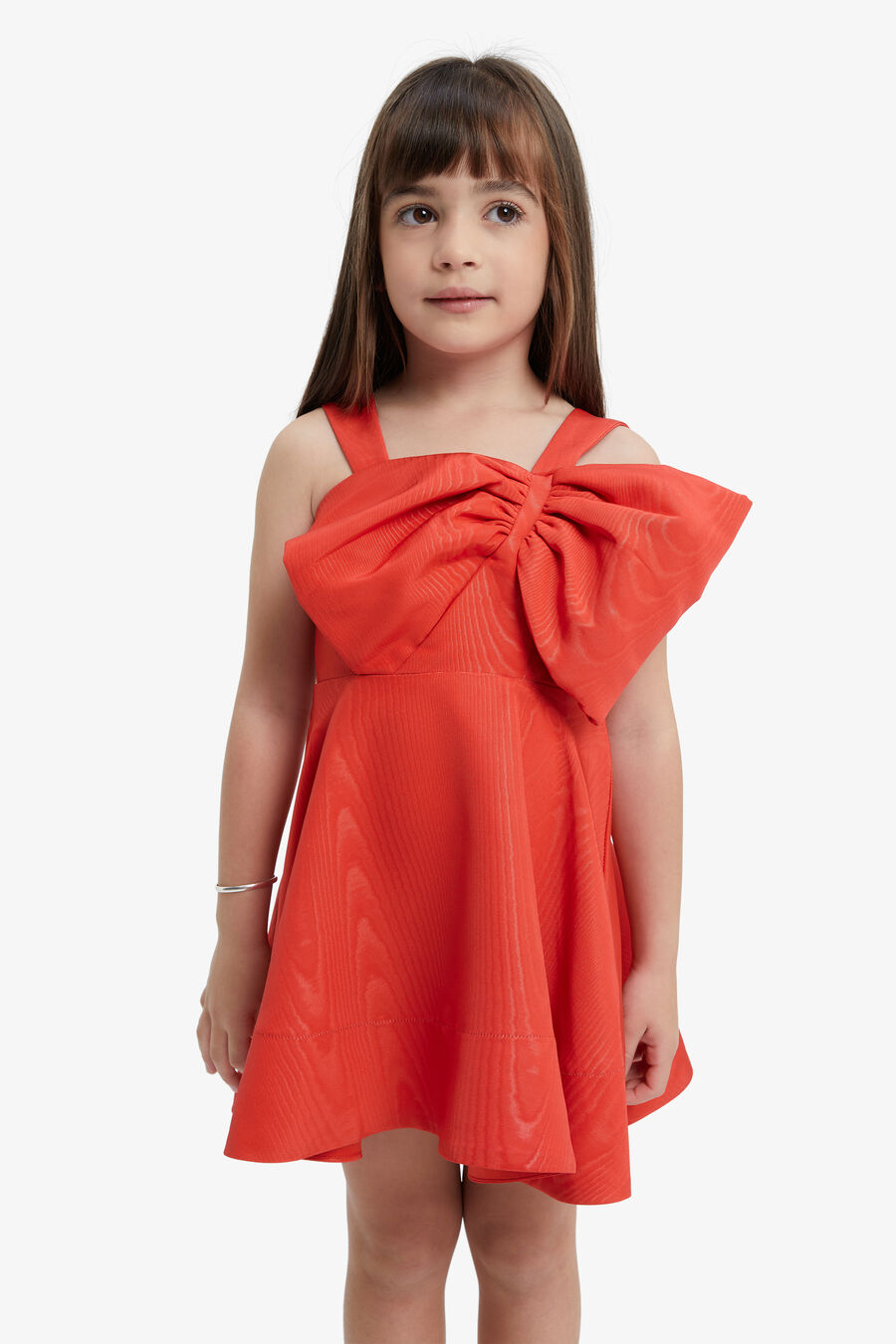 Girls Stefania Mini Bow Dress
