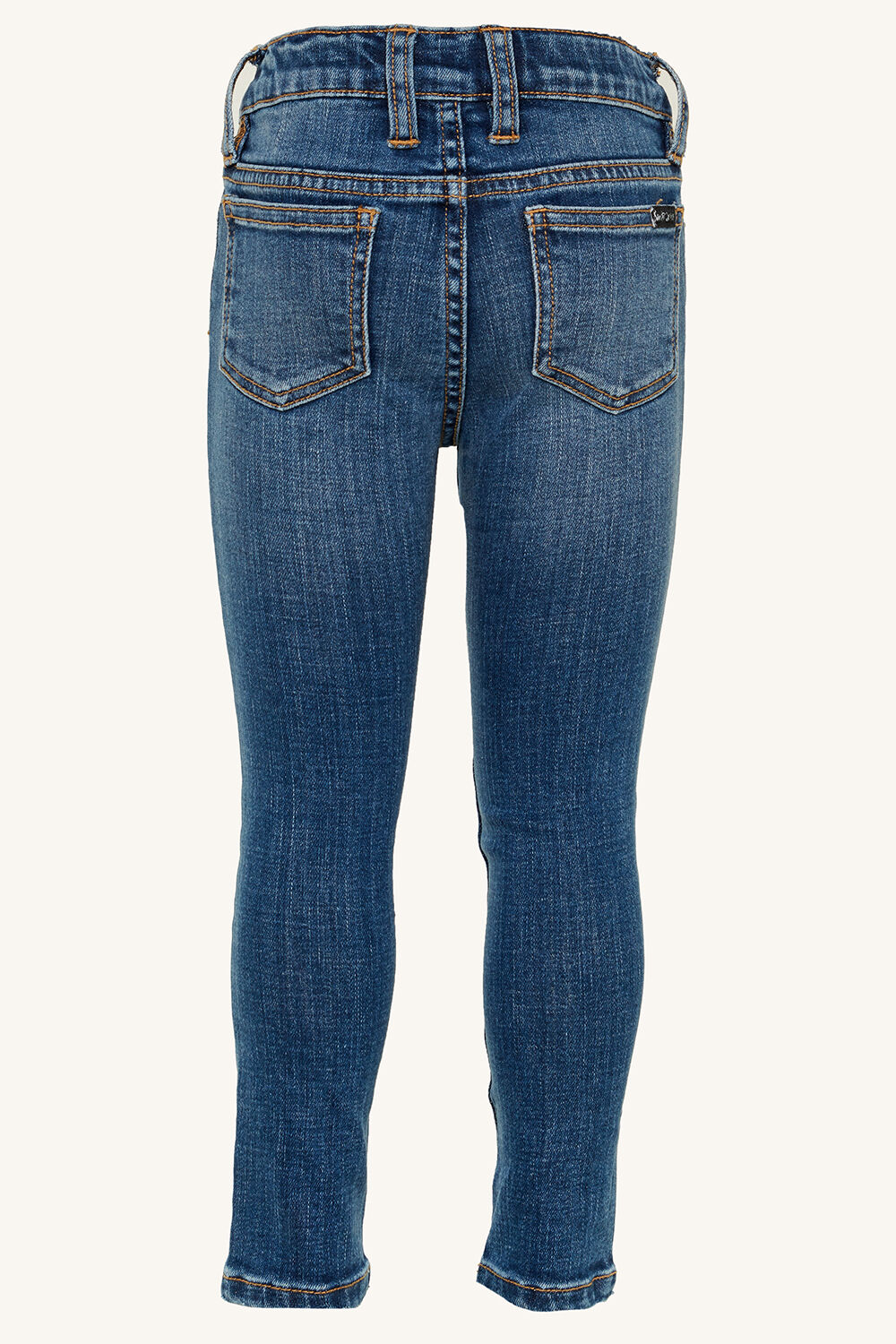 Girls KHLOE CLEAN HI CROP JEAN in colour TRUE NAVY