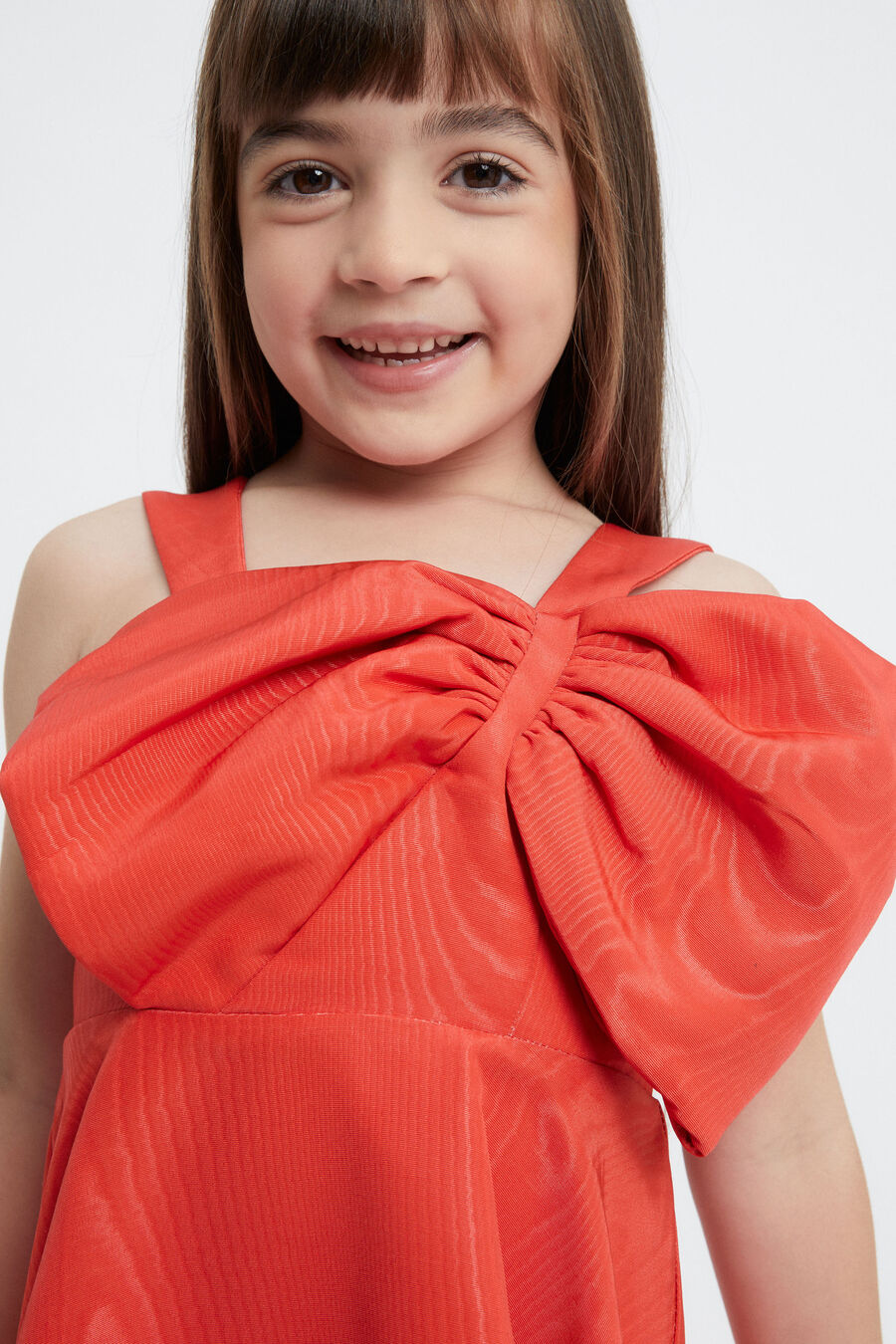 Girls Stefania Mini Bow Dress