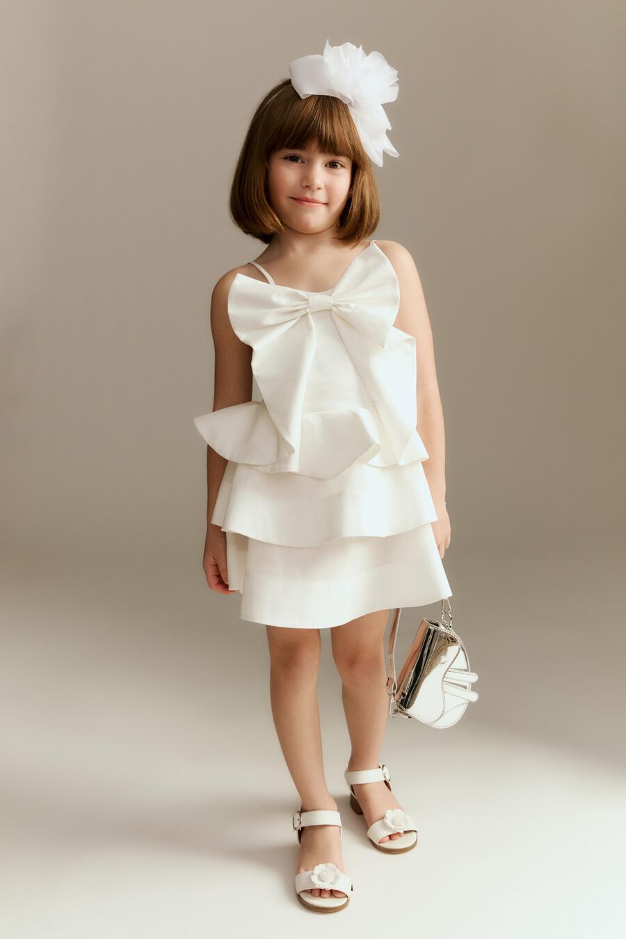 Girls Tulip Bow Dress
