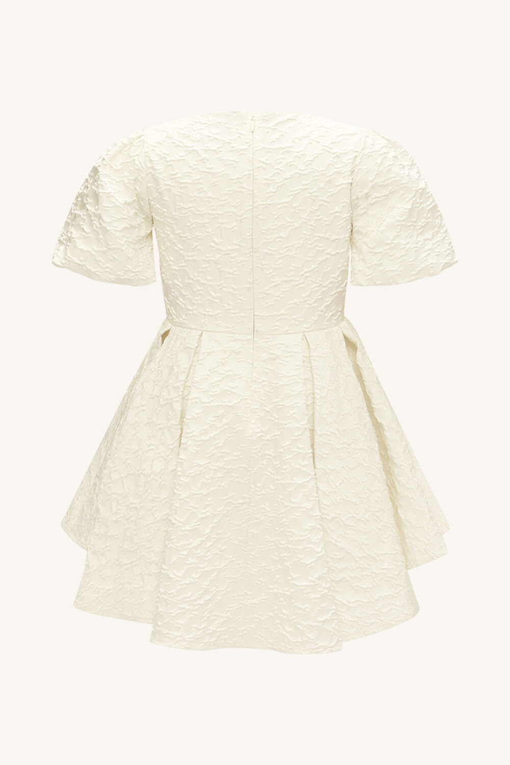 CLARA MINI DRESS in colour CLOUD DANCER