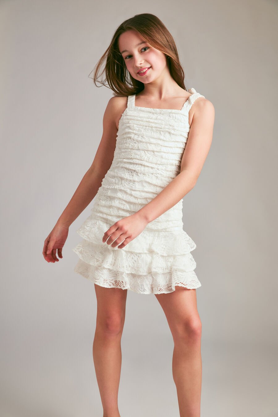 Girls Lia Lace Dress