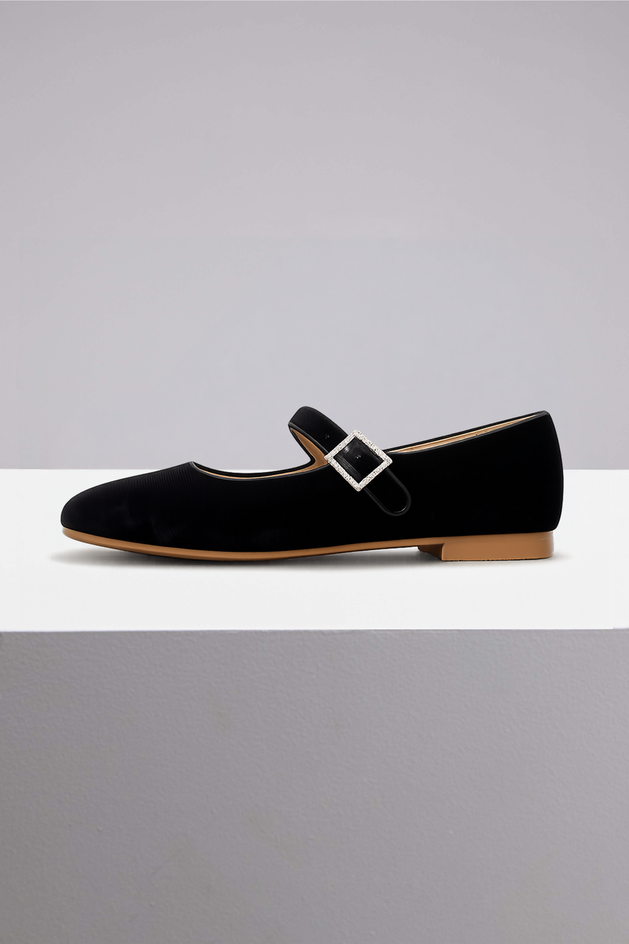 Girls Velvet Ballet Flat