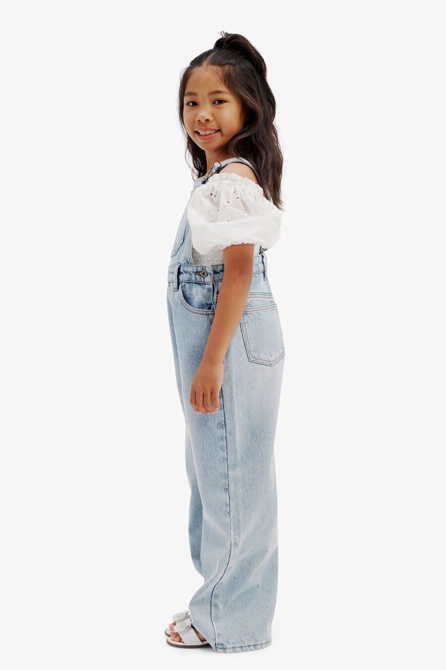 GIRLS IMOGEN WIDE LEG OVERALLS