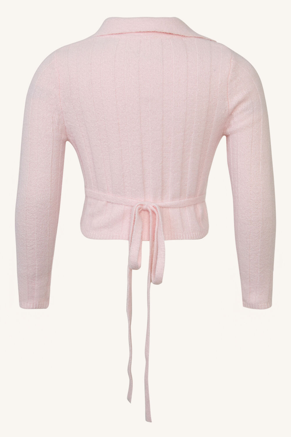 GIRLS ELLIE CROSS OVER KNIT TOP in colour RASPBERRY SORBET
