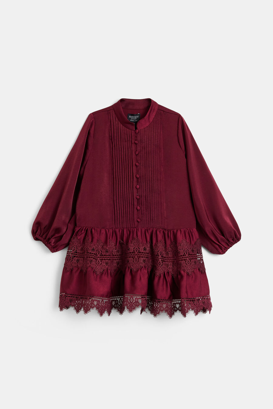 Girls Anie Satin Shirt Dress