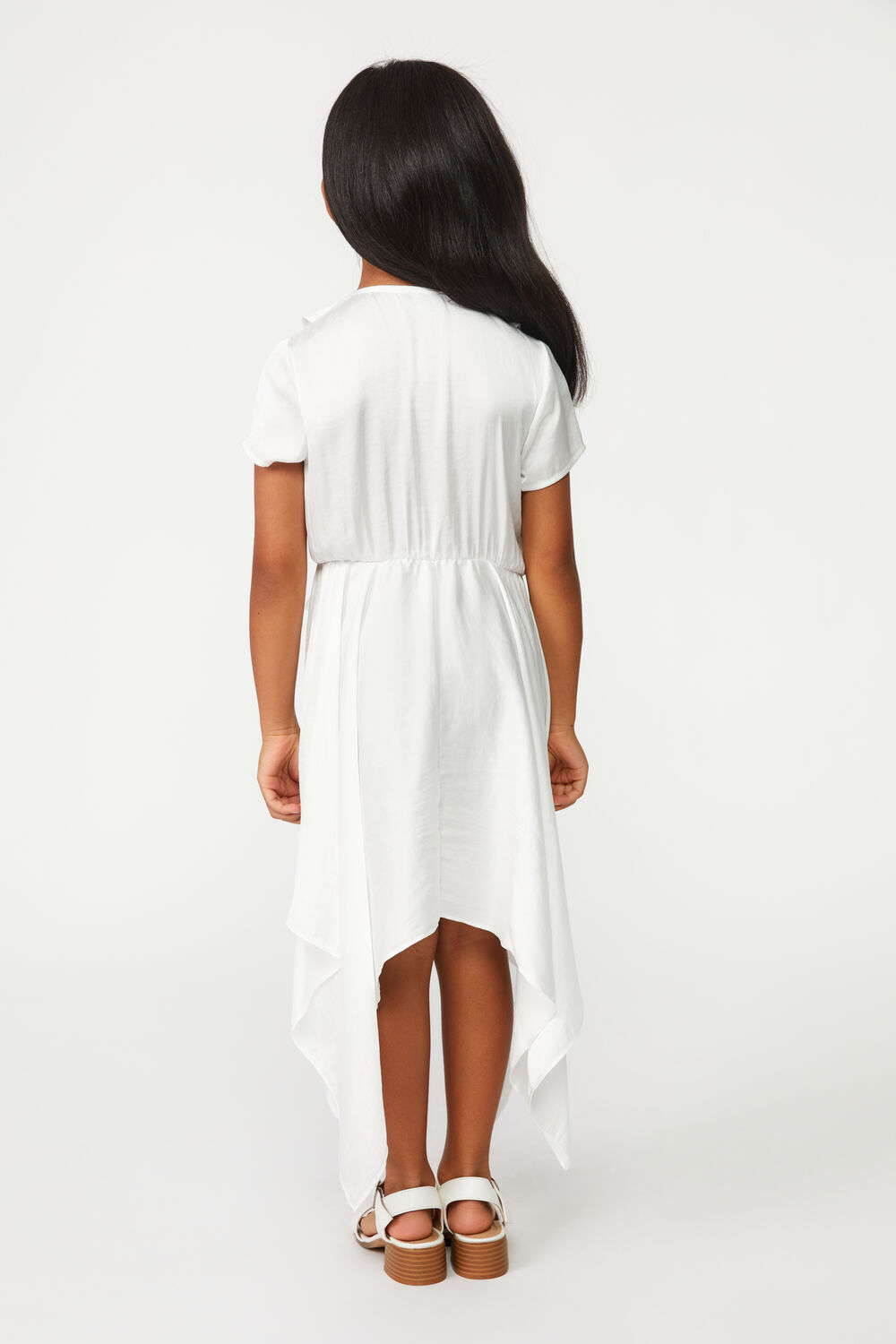 GIRLS CARTER HANKY DRESS in colour BRIGHT WHITE
