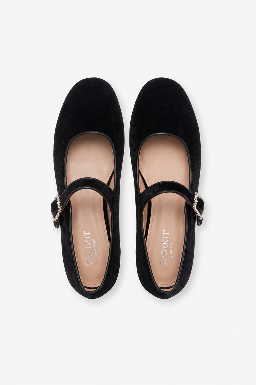 Girls Velvet Ballet Flat