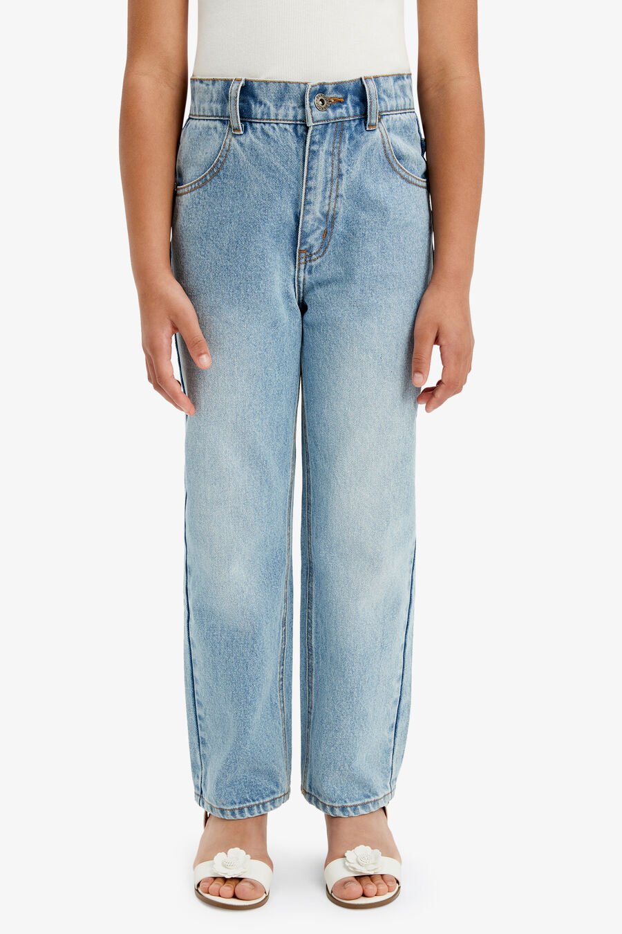 GIRLS EVIE STRAIGHT LEG JEAN