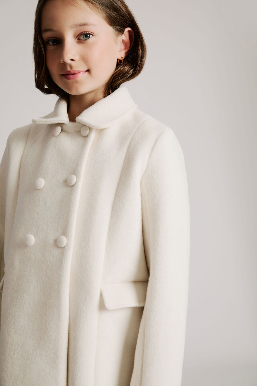 Girls Leah Wool Coat