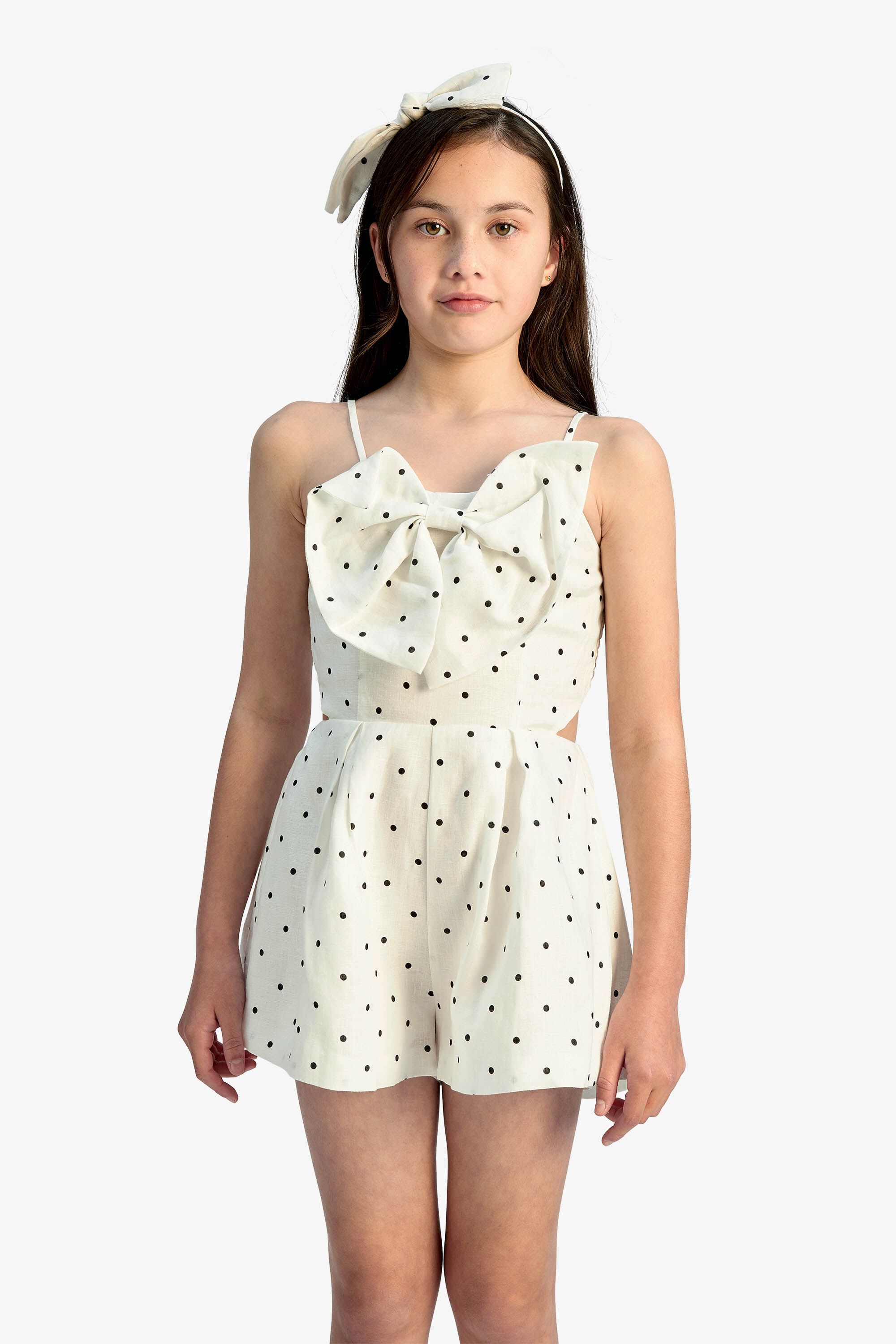 White spot playsuit cheap